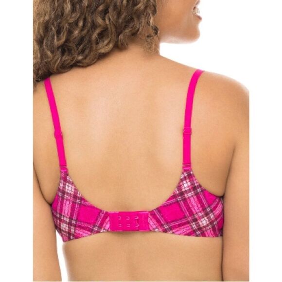 WOMEN’S JUNIORS FLORAL Lace Push Up Bra With Convertible Straps Size 34DD - Picture 5 of 6